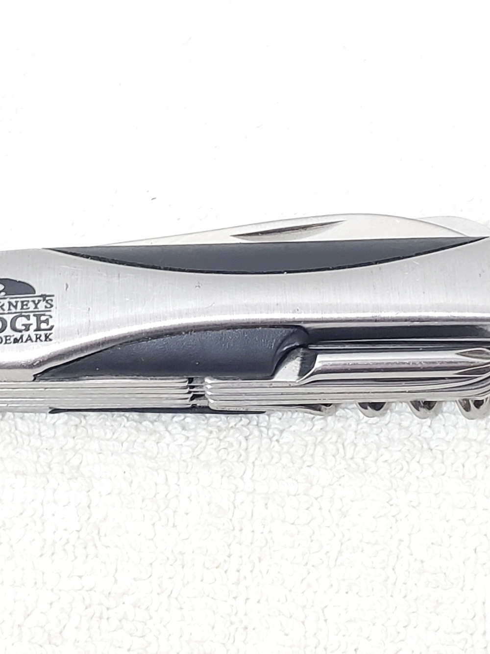 Journey's Edge Pocket Multi-Tool Stainless Steel Ergonomic Black Rubber Grip
